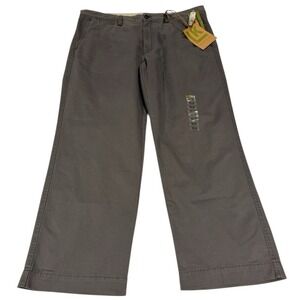 NWT‎ Haggar Life Khaki Men's 38x30 Gray Relaxed Straight Fit Pants